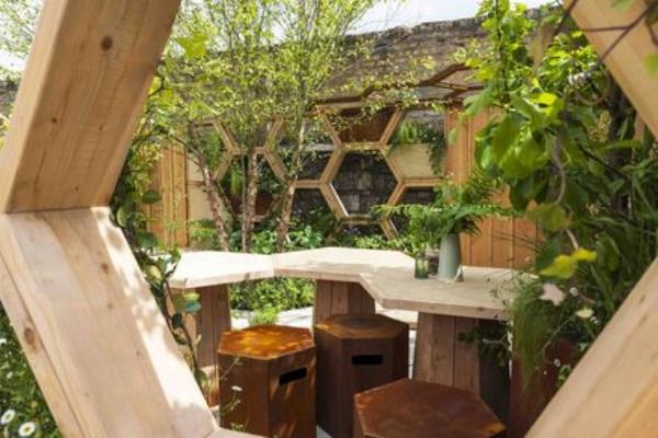 A Space for Possibilities: The Modular Container Garden, Louise Checa. Picture: Fennells A Space for Possibilities: The Modular Container Garden, Louise Checa. Picture: Fennells